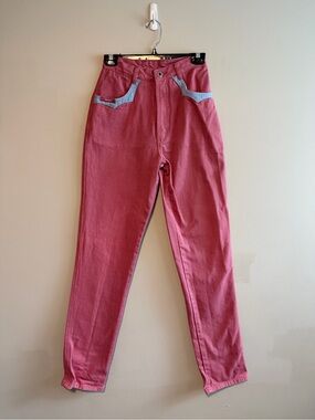 Vintage Western Blaze Eclipse Pink Cotton Denim Jeans NWOT